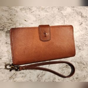 Genuine Leather Wallet Wake up, Serve, Repeat